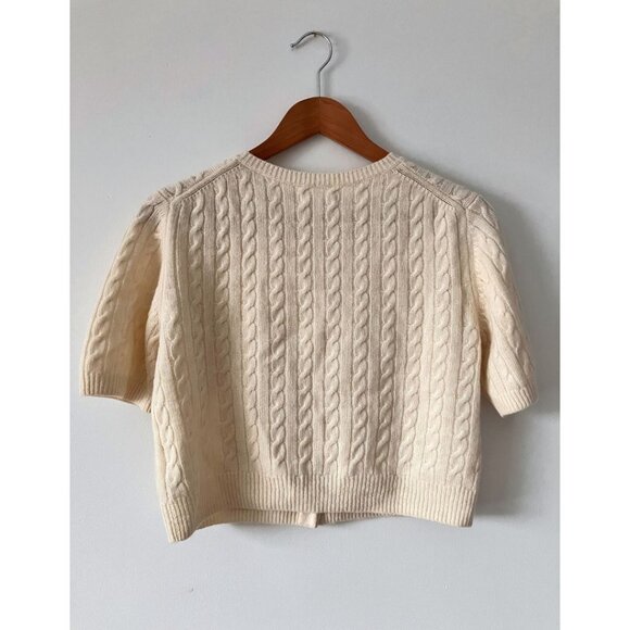 Reformation Claire Cashmere Cardigan Sugar Size XS - Picture 5 of 8